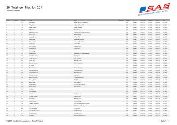 26. Tutzinger Triathlon 2011