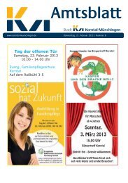 Amtsblatt KW 8 2013 - Stadt Korntal-Münchingen