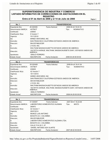 15 - Superintendencia de Industria y Comercio