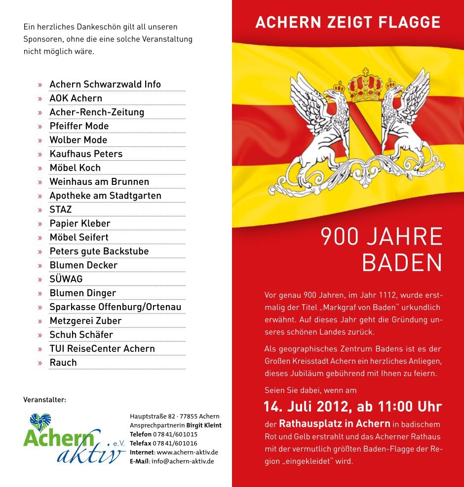 2 Free Magazines From Achern Aktiv De