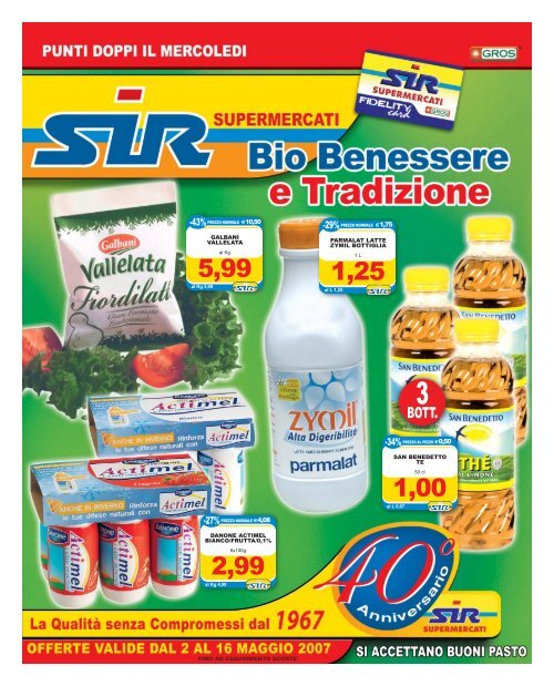 al Kg 5,99 - SIR supermercati