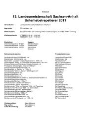 Ergebnisliste (PDF) - Landesschützenverband Sachsen-Anhalt