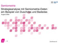 Semiometrie Strategieanalyse mit Semiometrie ... - TNS Infratest