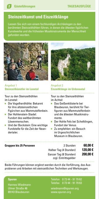 erlebnisangebote - Alb-Donau-Kreis Tourismus
