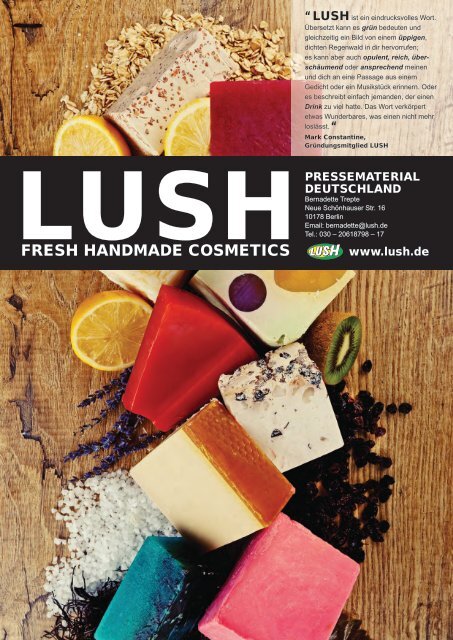 FRESH HANDMADE COSMETICS