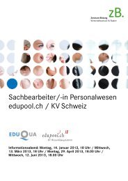 Arbeits - zB. Zentrum Bildung - Wirtschaftsschule KV Baden