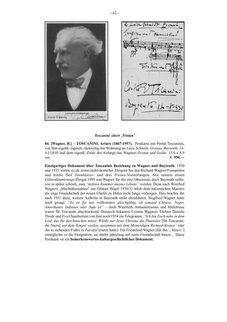 Katalog 67 Fertig.qxp - Musikantiquariat Dr. Ulrich Drüner