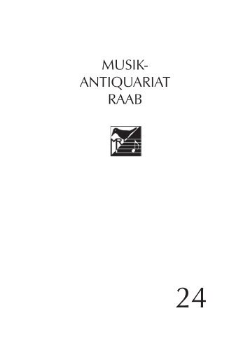 als pdf hier - Musikantiquariat Dr. Michael Raab