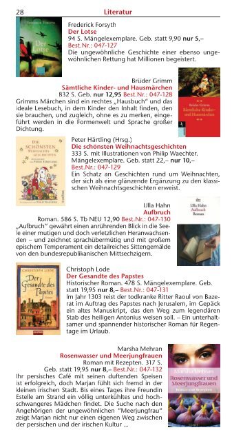 Modernes Antiquariat Sonderausgaben - Buchhandlung ENGEL ...