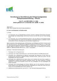 Fahrpersonalverordnung - BGL