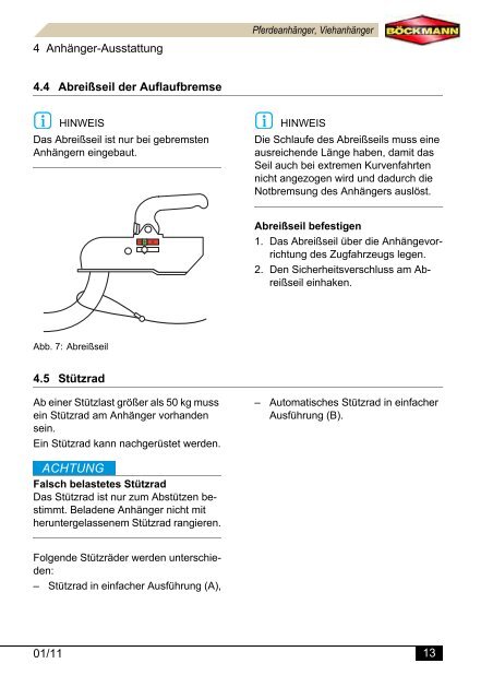 Betriebsanleitung Betriebsanleitung - Böckmann Fahrzeugwerke ...