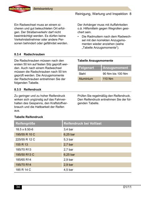 Betriebsanleitung Betriebsanleitung - Böckmann Fahrzeugwerke ...
