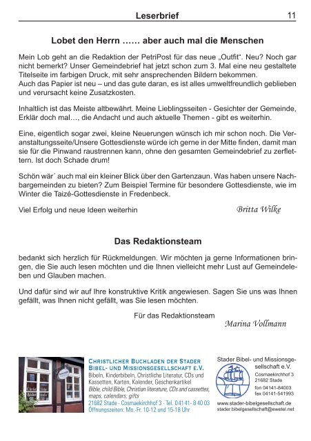 als PDF herunterladen - St. Petri Kirchengemeinde Mulsum