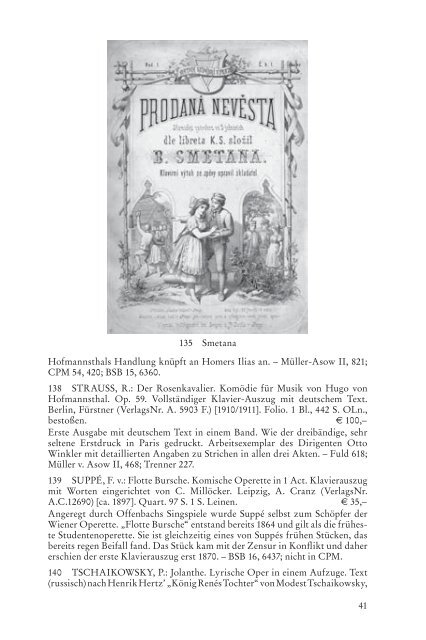 J. VOERSTER Antiquariat für Musik und Deutsche Literatur Katalog ...