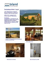 Ferienhaus Birta i Leyni - Island