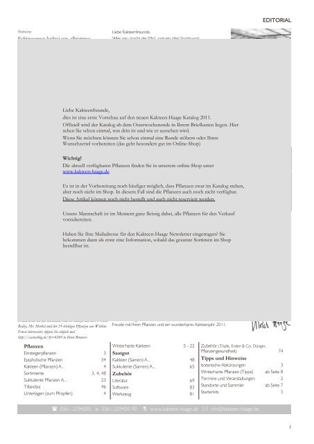 Katalog 2011 10 V2 Preview Vp Kakteen Haage