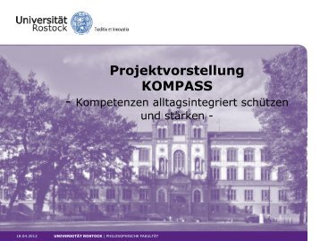 Vorstellung des Projekts KOMPASS (Powerpointpräsentation als .pdf)