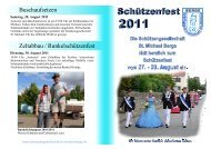 Schützenfest - Schützengesellschaft 