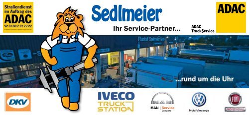 Flyer (deutsch) - bei LKW-Service Sedlmeier