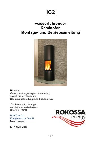 Anleitung IG2 - ROKOSSA energy