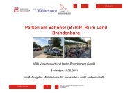 Parken am Bahnhof (B+R/P+R) - Kommunales Nachbarschaftsforum