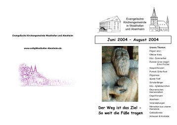 Juni 2004 - Evangelische Kirchengemeinde Westhofen und Abenheim