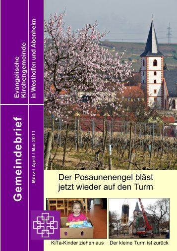 März bis Mai - Evangelische Kirchengemeinde Westhofen und ...