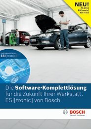 ESI[tronic] von Bosch NEU! - Bosch - Werkstattportal