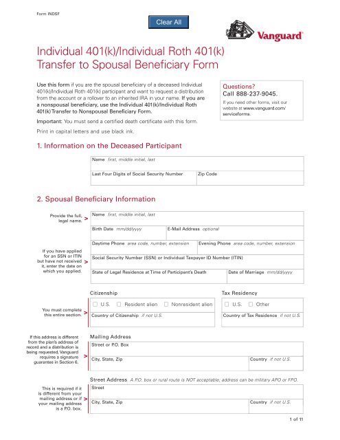 transfer annuity to ira vanguard