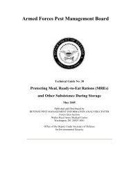 Tg 31 Armed Forces Pest Management Board