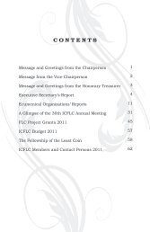 FLC Messages and Reports 2011 - Fellowship of the Least Coin