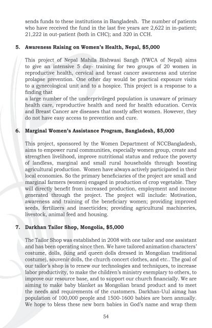 FLC Messages and Reports 2011 - Fellowship of the Least Coin