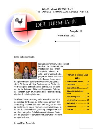 Turmhahn 12 (November 2007) - Eduard-Mörike-Gymnasium