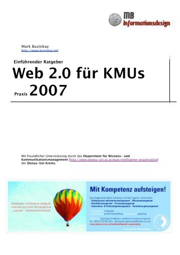 Einführender Ratgeber Web 2.0 für KMUs - E-LIS