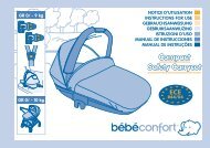 Compact Safety Carrycot - Lapin House