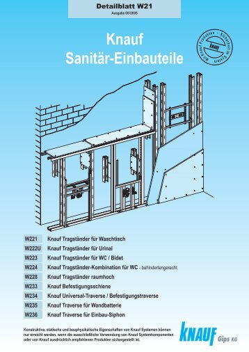 Knauf Sanitär-Einbauteile