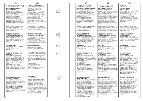 D - Washing Machine Manual