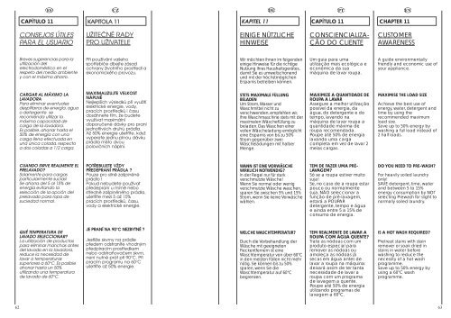 D - Washing Machine Manual