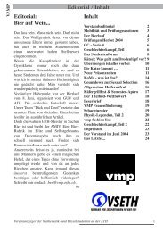 2004 IV (Juni) - VMP - ETH Zürich