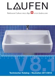 Technischer Katalog – Neuheiten 2011/2012 - Laufen