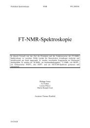FT-NMR-Spektroskopie