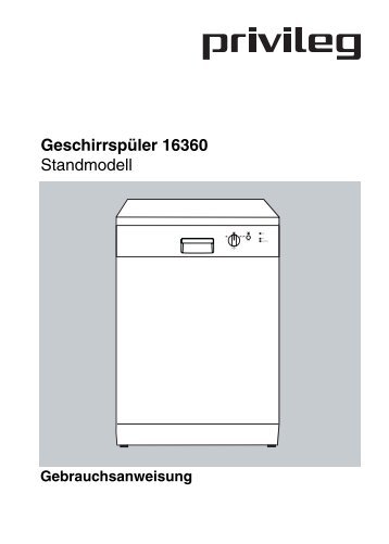 Geschirrspüler 16360 Standmodell - Electrolux-ui.com