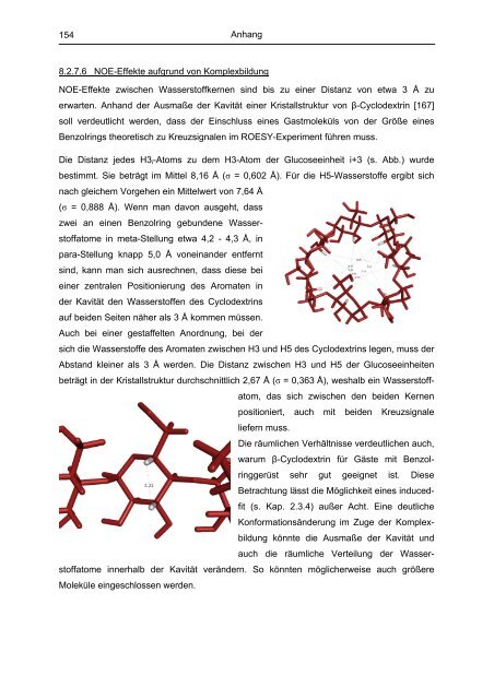 Untersuchung von Cyclodextrinkomplexen - OPUS - Universität ...