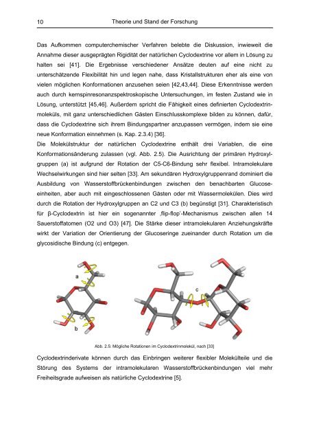 Untersuchung von Cyclodextrinkomplexen - OPUS - Universität ...