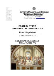 DOCUMENTO CLASSE VL.pdf - Istituto Magistrale Isabella Gonzaga