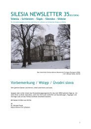 SILESIA NEWSLETTER 35 - Schlesisches Museum zu Görlitz