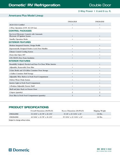 Full Line Catalog - eDometic