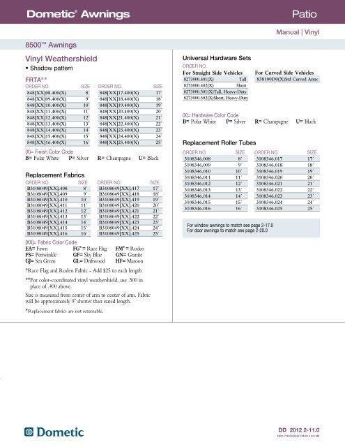 Full Line Catalog - eDometic