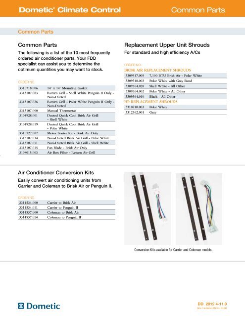 Full Line Catalog - eDometic