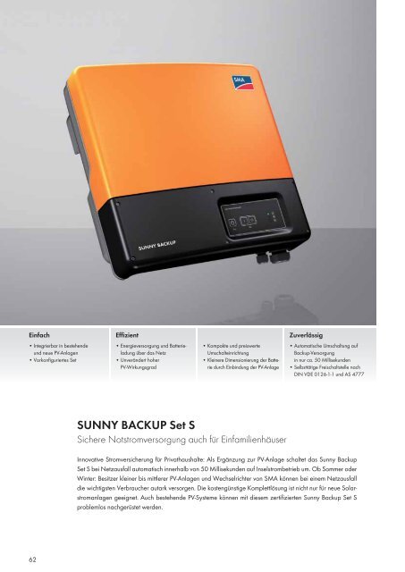 Sunny Family 2010/2011 - IWS Solar AG